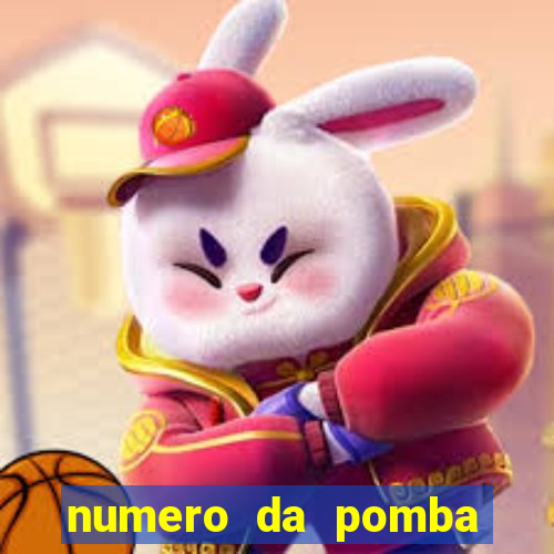 numero da pomba jogo do bicho